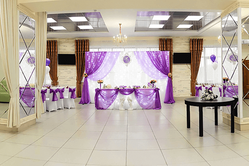 Банкет в фиолетовом стиле. Колобок Казань