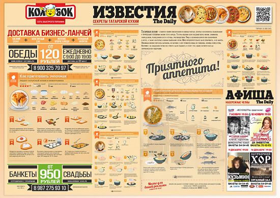 Плейс-Мэт кафе пример